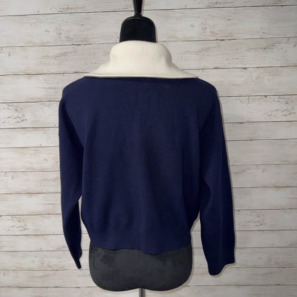 Mango Contrast Knit Sweater - Picture 7 of 8